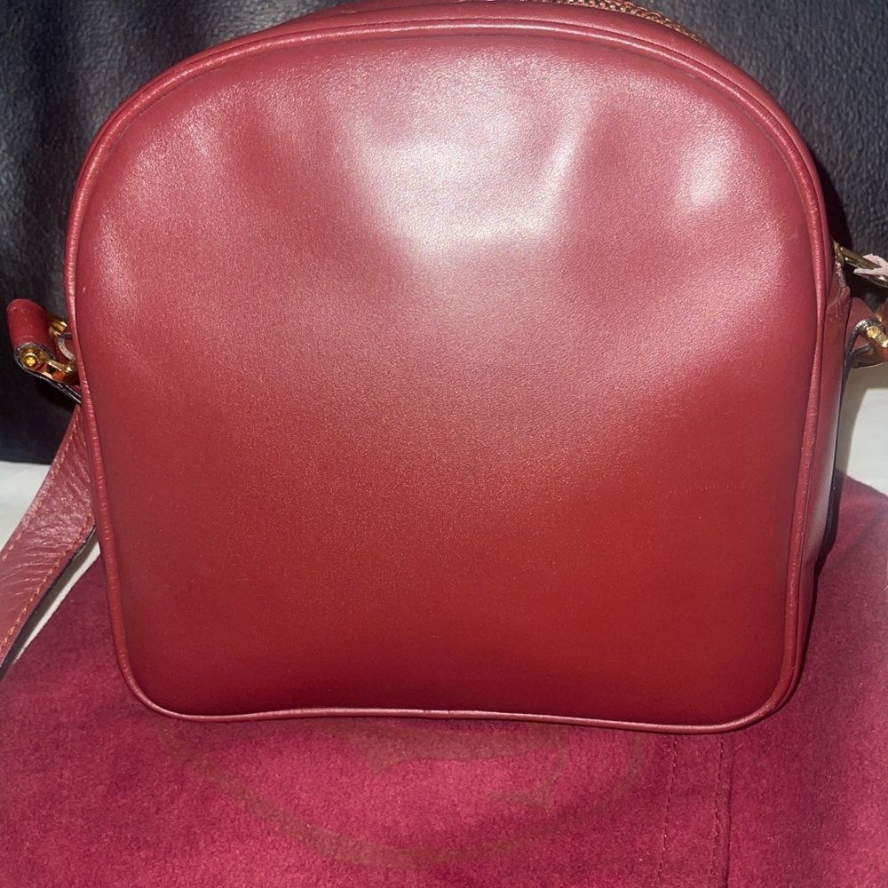 Cartier VTG Authentic Must de Cartier Bordeaux Leather Crossbody Bag w/Dustbag - Picture 3 of 17